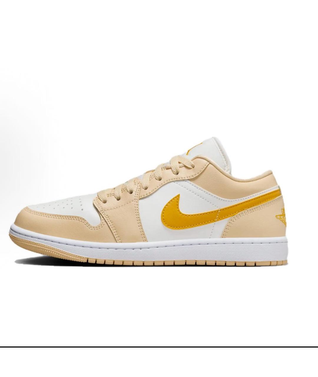 NIKE Желтые кожаные кеды, фото 4