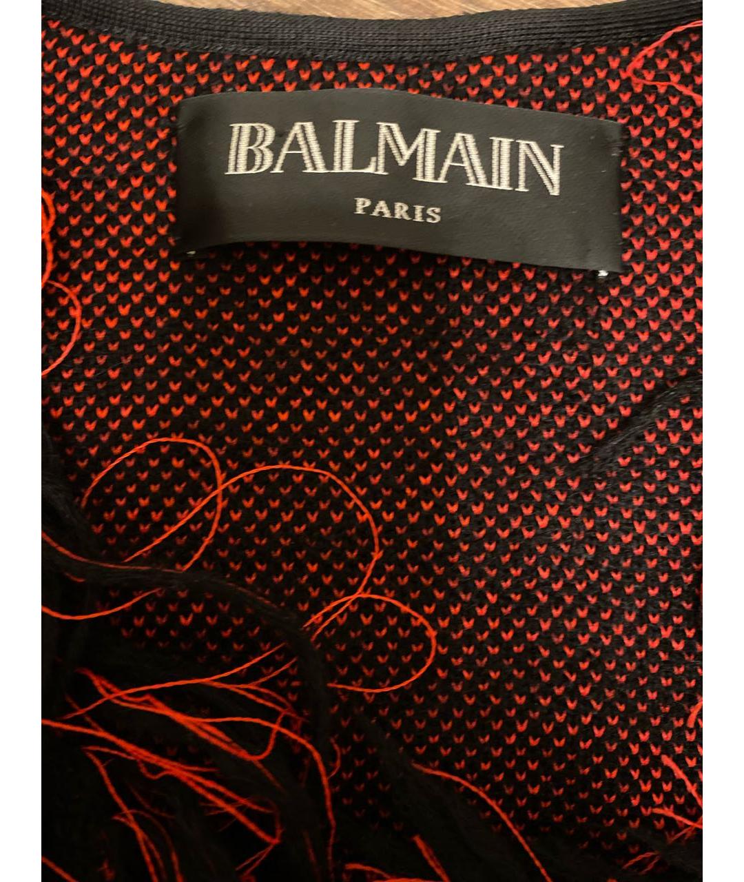 BALMAIN Бордовый шерстяной жакет/пиджак, фото 5