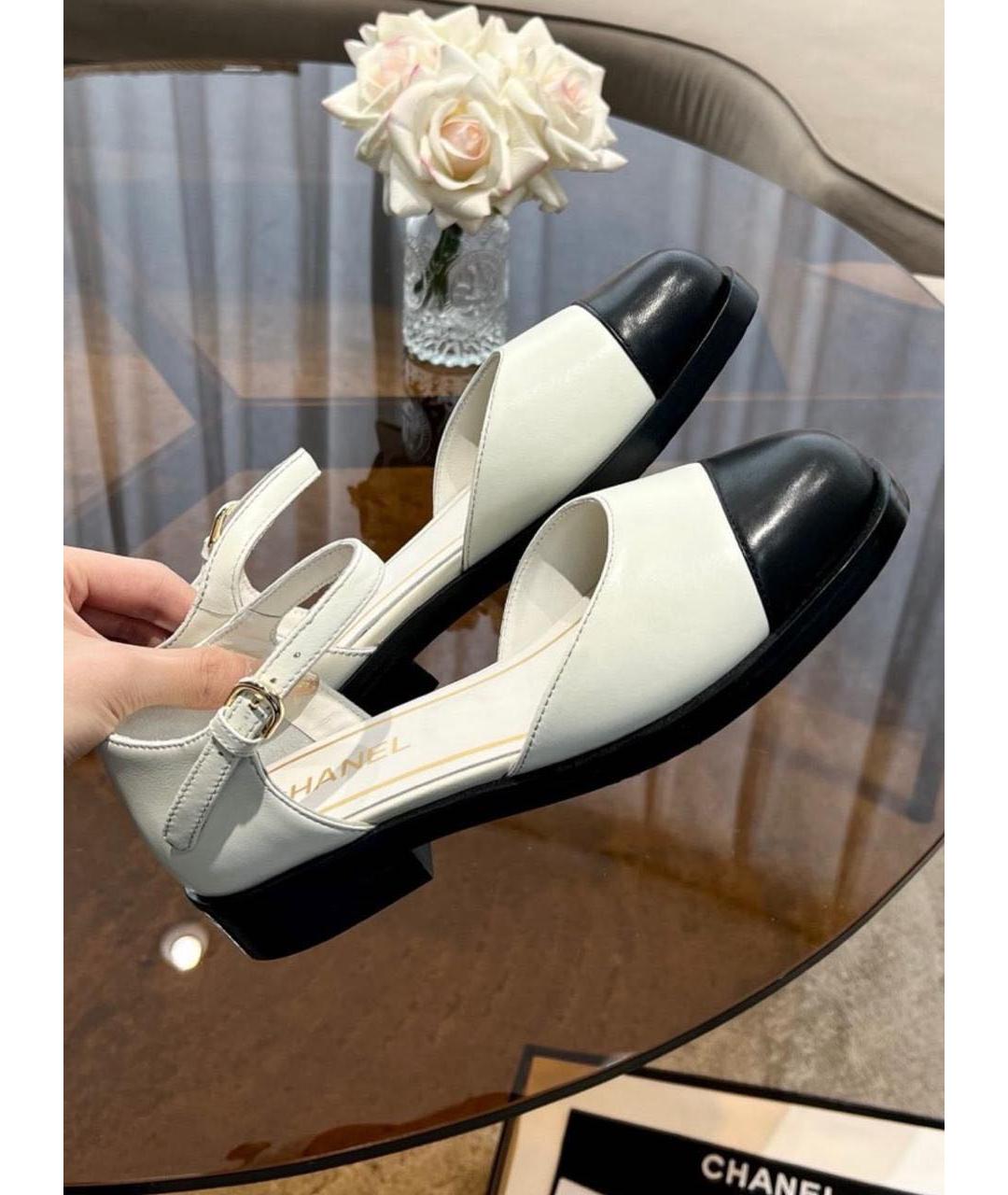 CHANEL Мульти кожаные туфли, фото 3
