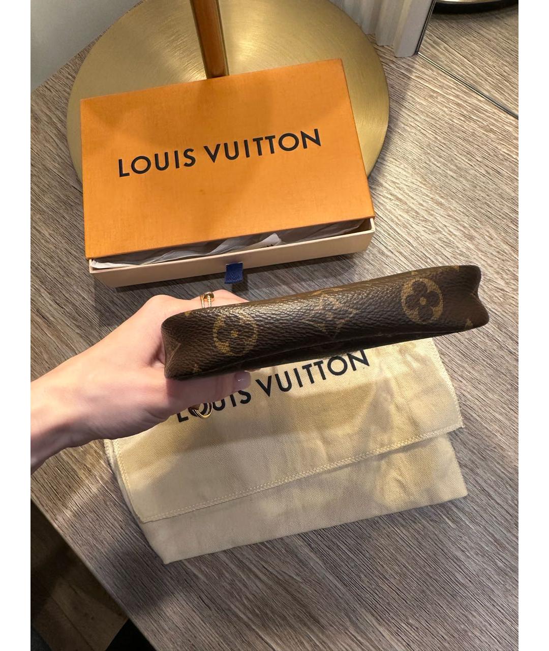 LOUIS VUITTON Коричневая сумка через плечо, фото 4