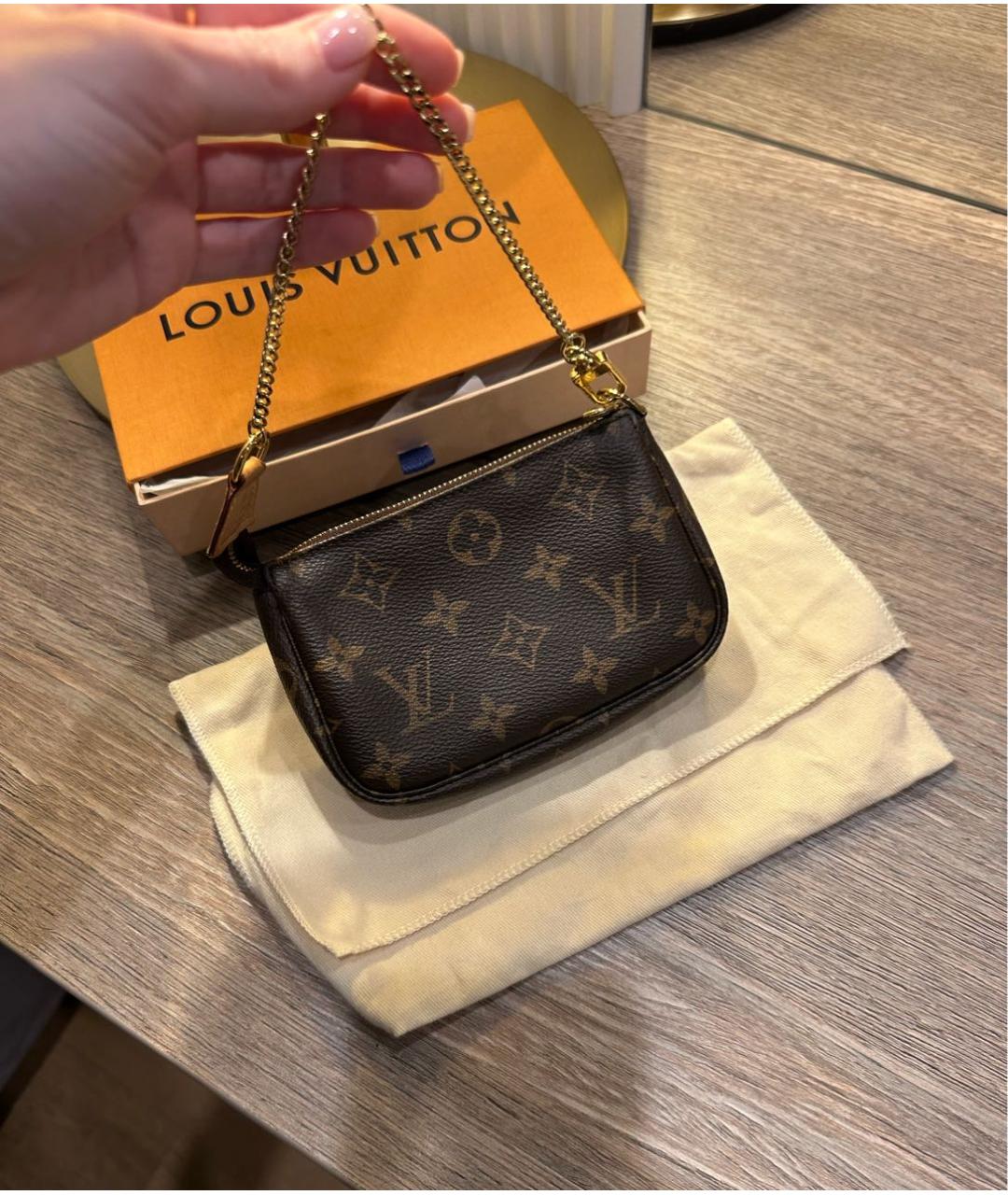 LOUIS VUITTON Коричневая сумка через плечо, фото 2