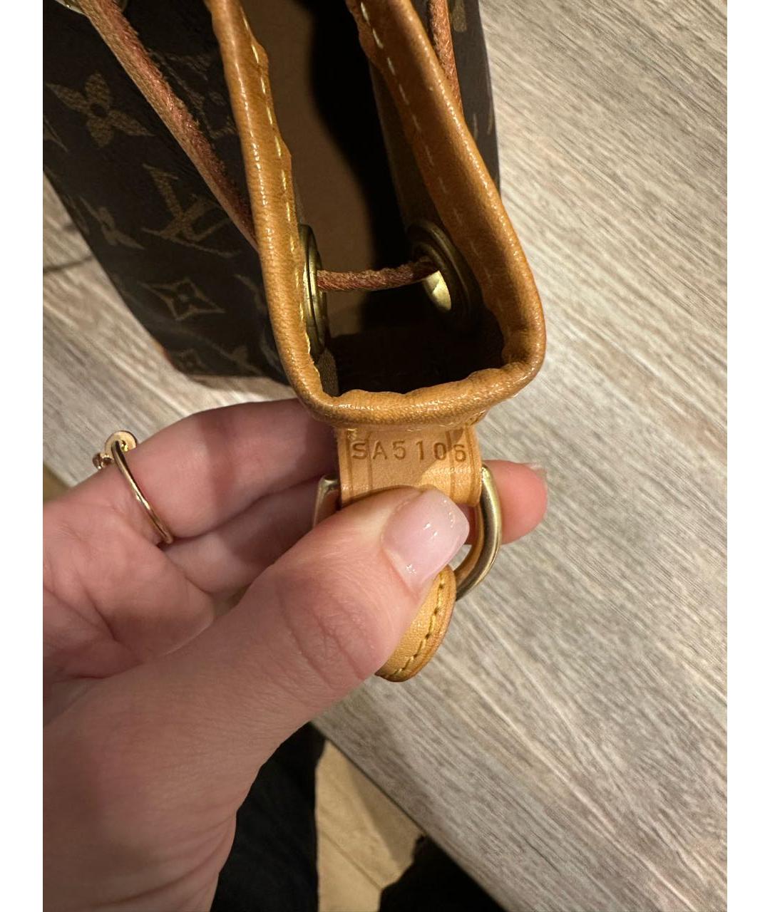 LOUIS VUITTON Коричневая сумка через плечо, фото 8