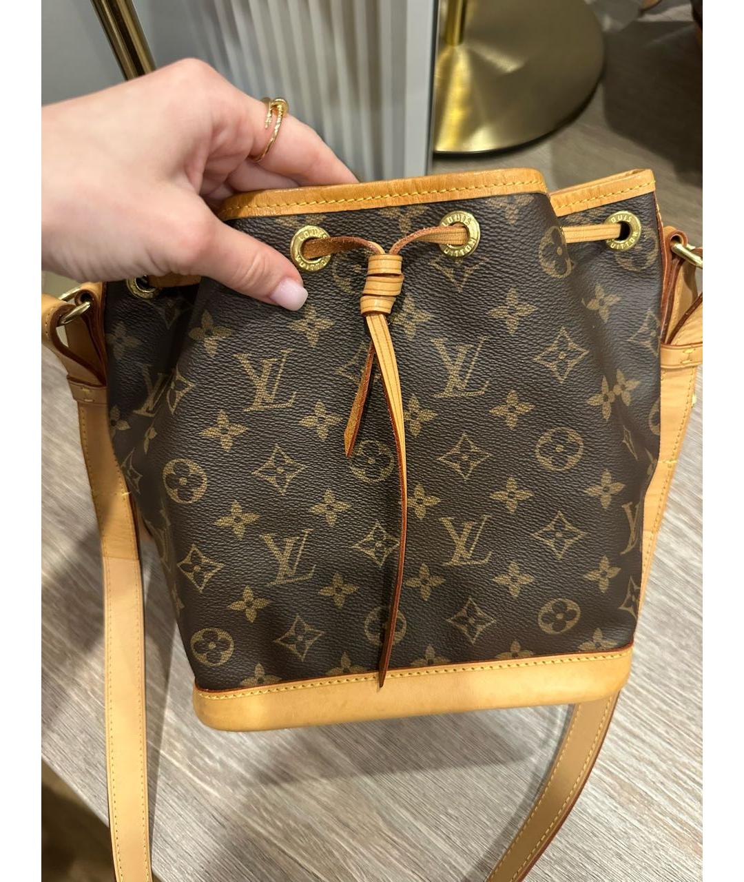 LOUIS VUITTON Коричневая сумка через плечо, фото 3