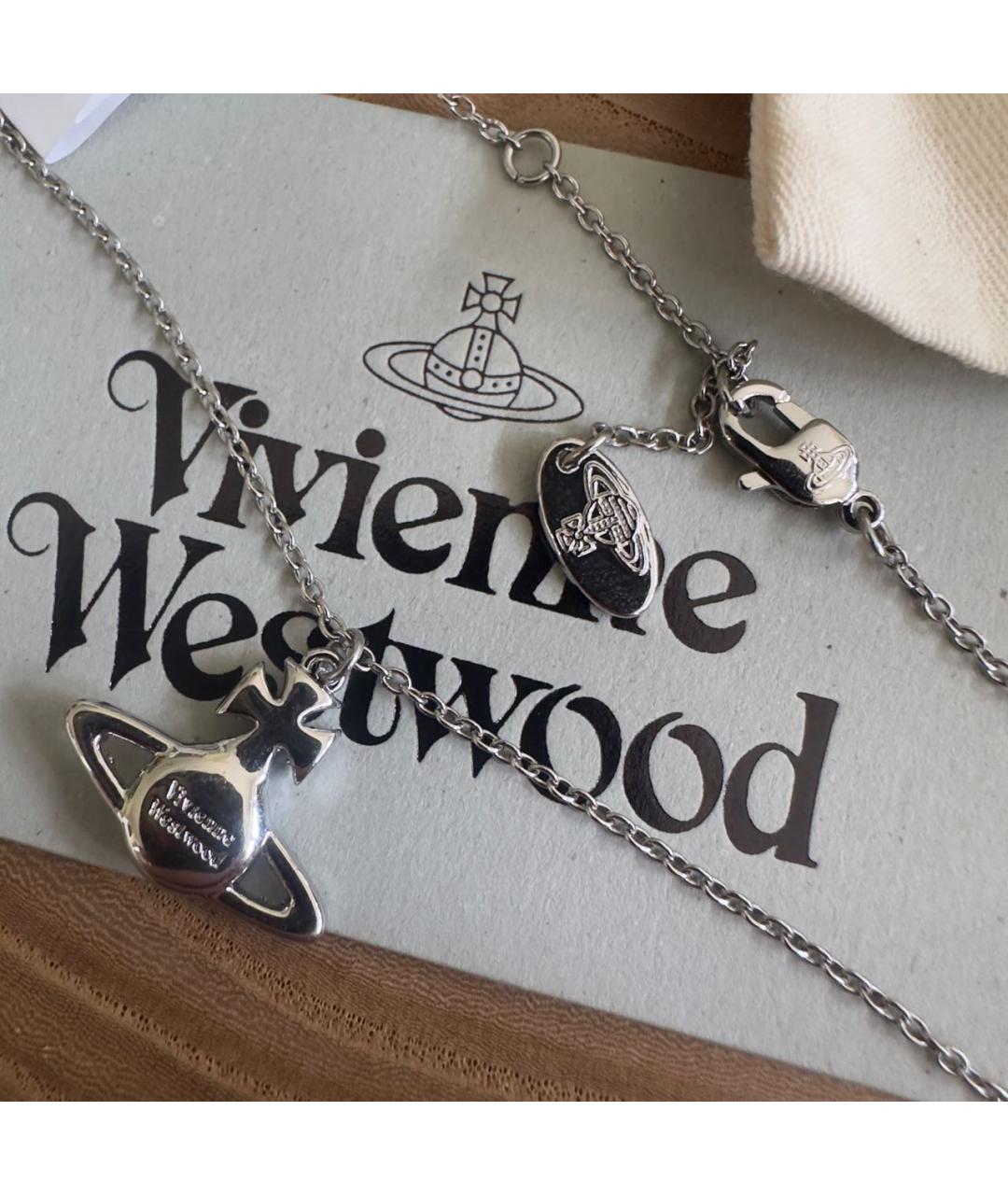 VIVIENNE WESTWOOD Серебряная металлическая подвеска, фото 2