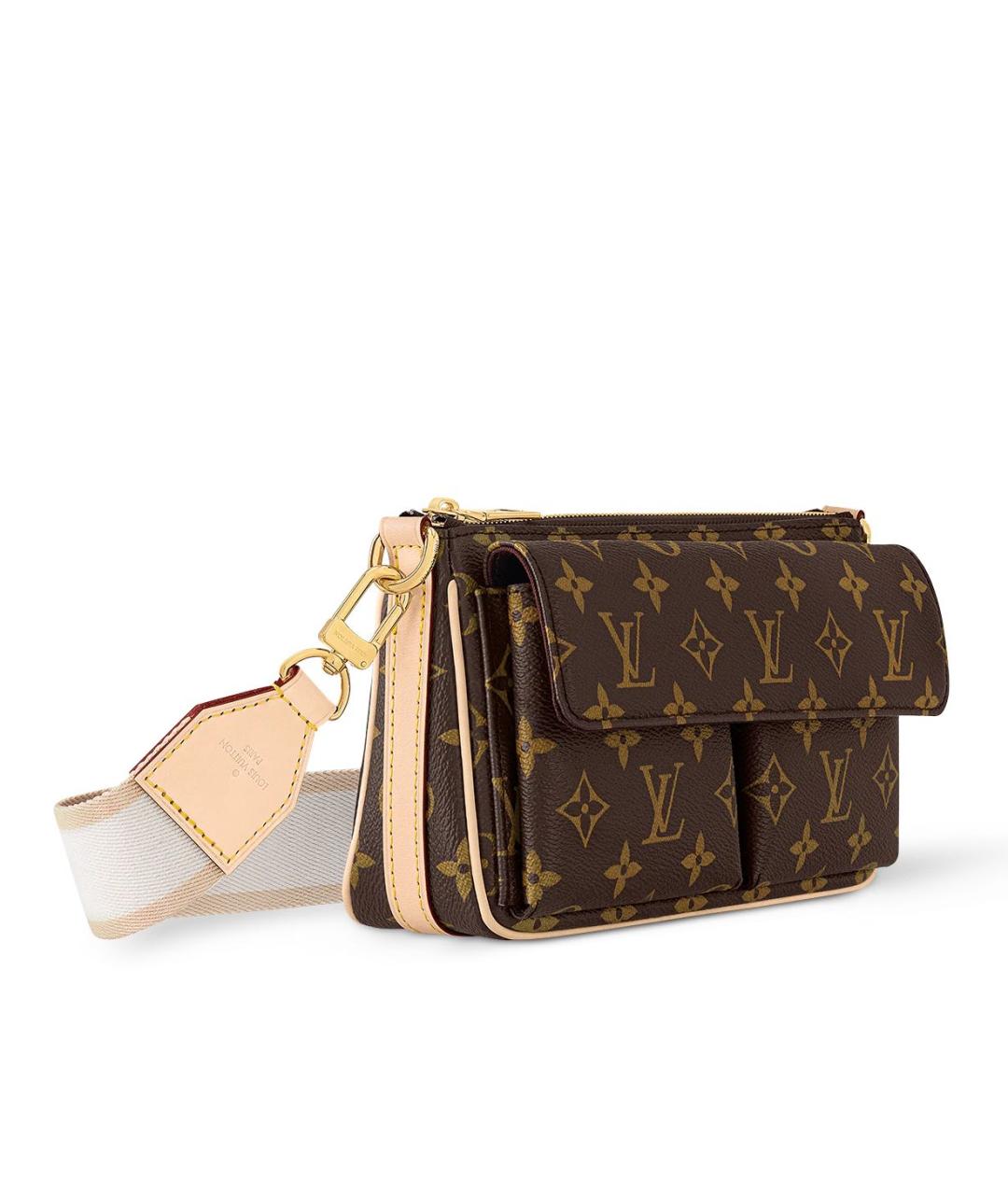 LOUIS VUITTON Коричневая сумка через плечо, фото 4