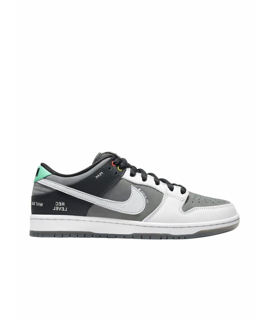 NIKE Серые низкие кроссовки / кеды, фото 1