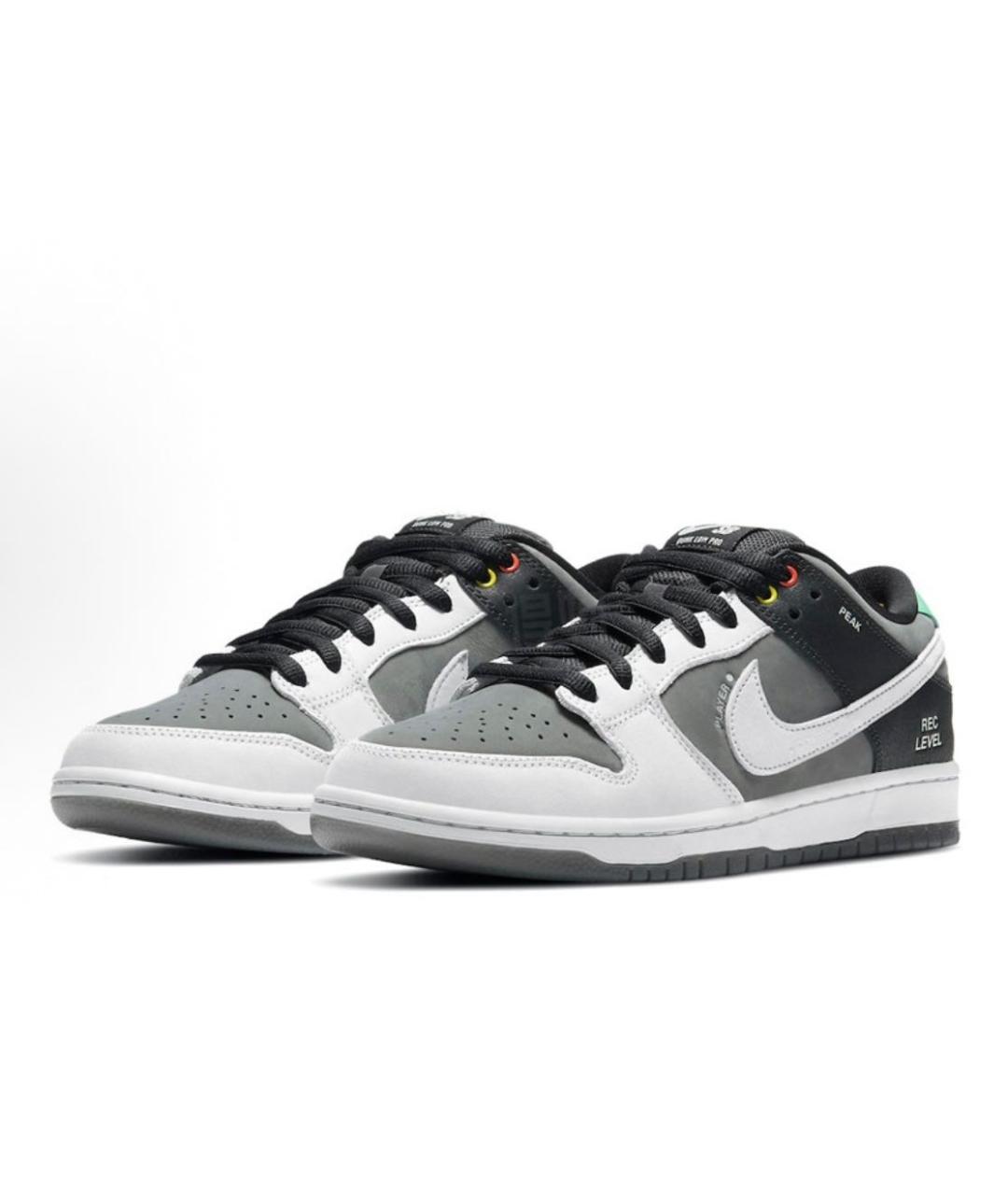 NIKE Серые низкие кроссовки / кеды, фото 2