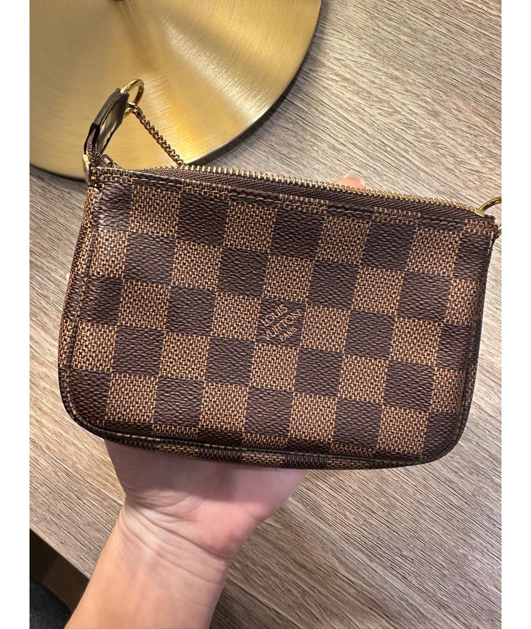 LOUIS VUITTON Коричневая сумка через плечо, фото 3