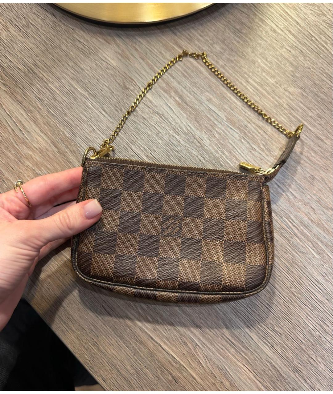 LOUIS VUITTON Коричневая сумка через плечо, фото 2