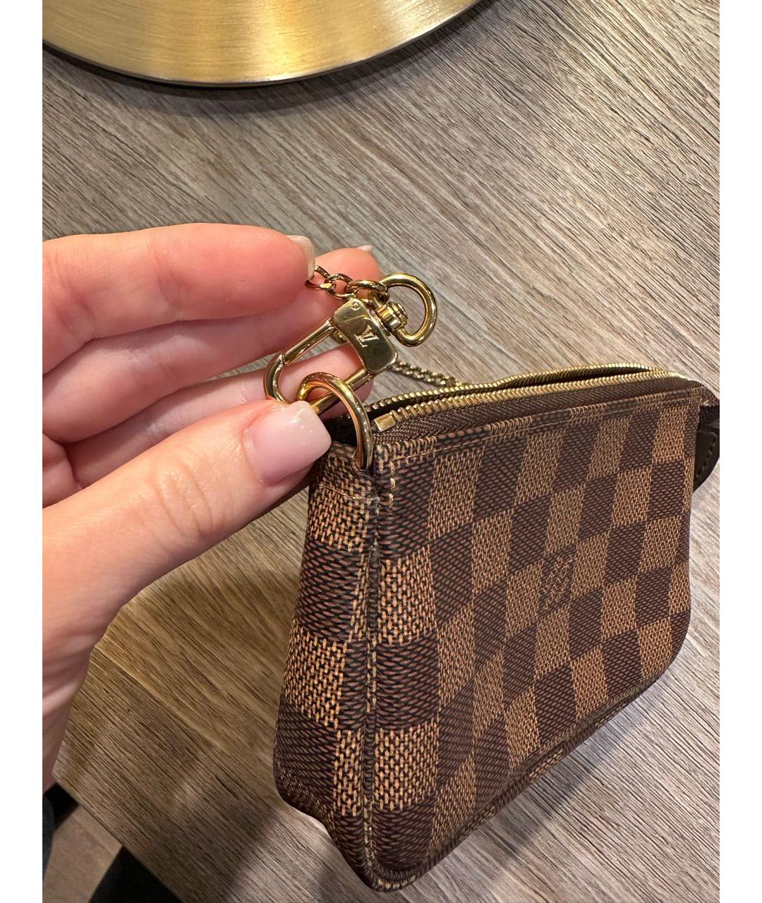 LOUIS VUITTON Коричневая сумка через плечо, фото 4