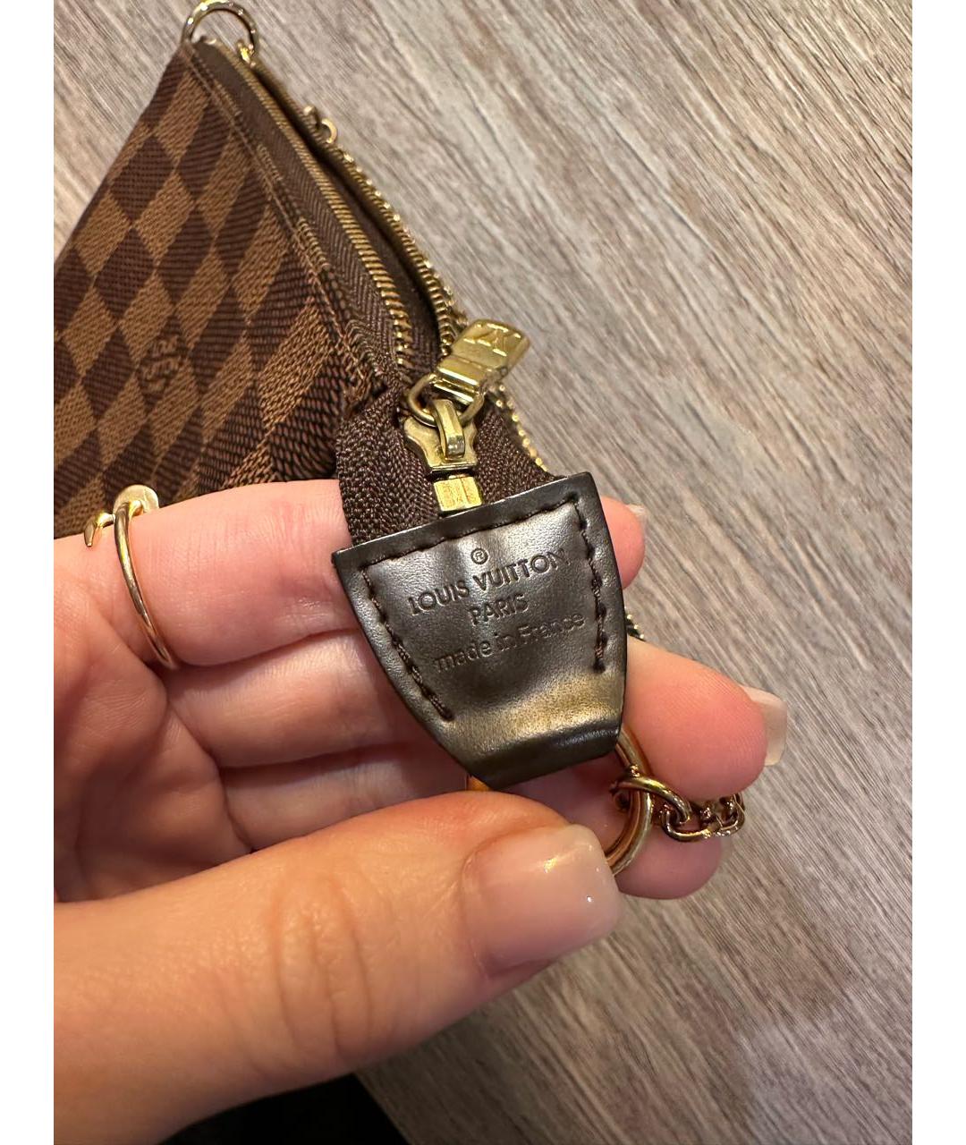 LOUIS VUITTON Коричневая сумка через плечо, фото 6