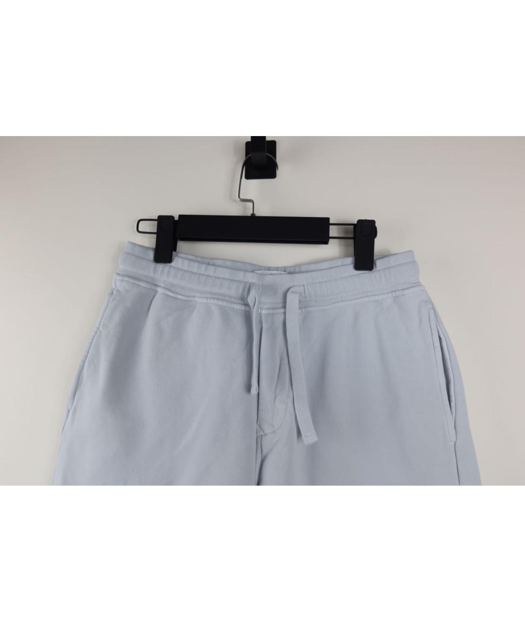 STONE ISLAND Голубые хлопковые шорты, фото 4