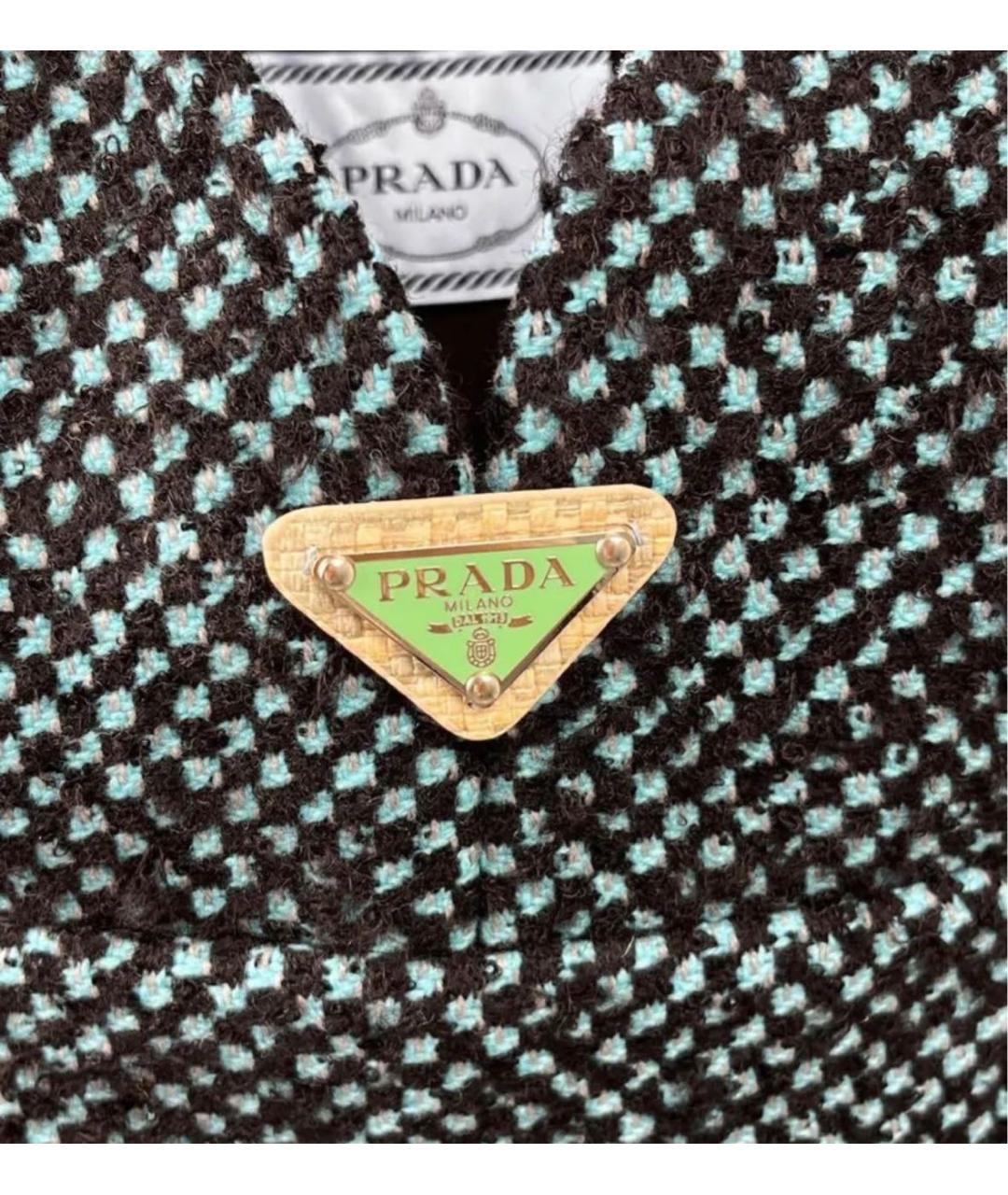 PRADA Мульти повседневное платье, фото 2