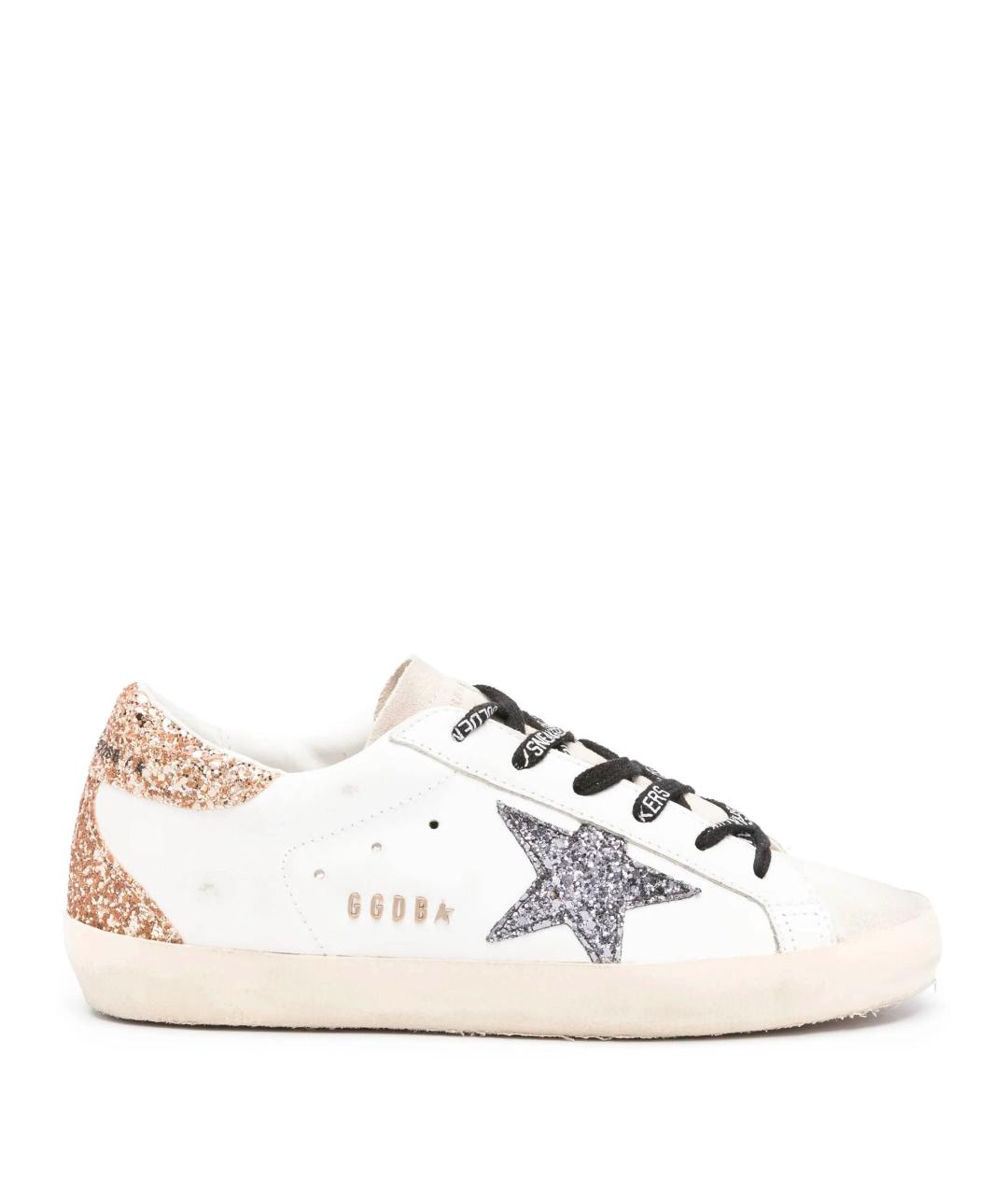 GOLDEN GOOSE DELUXE BRAND Белые кожаные кроссовки, фото 1