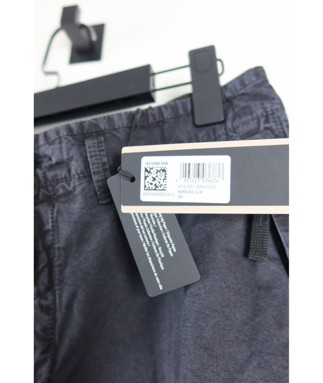 STONE ISLAND Серые хлопковые шорты, фото 5