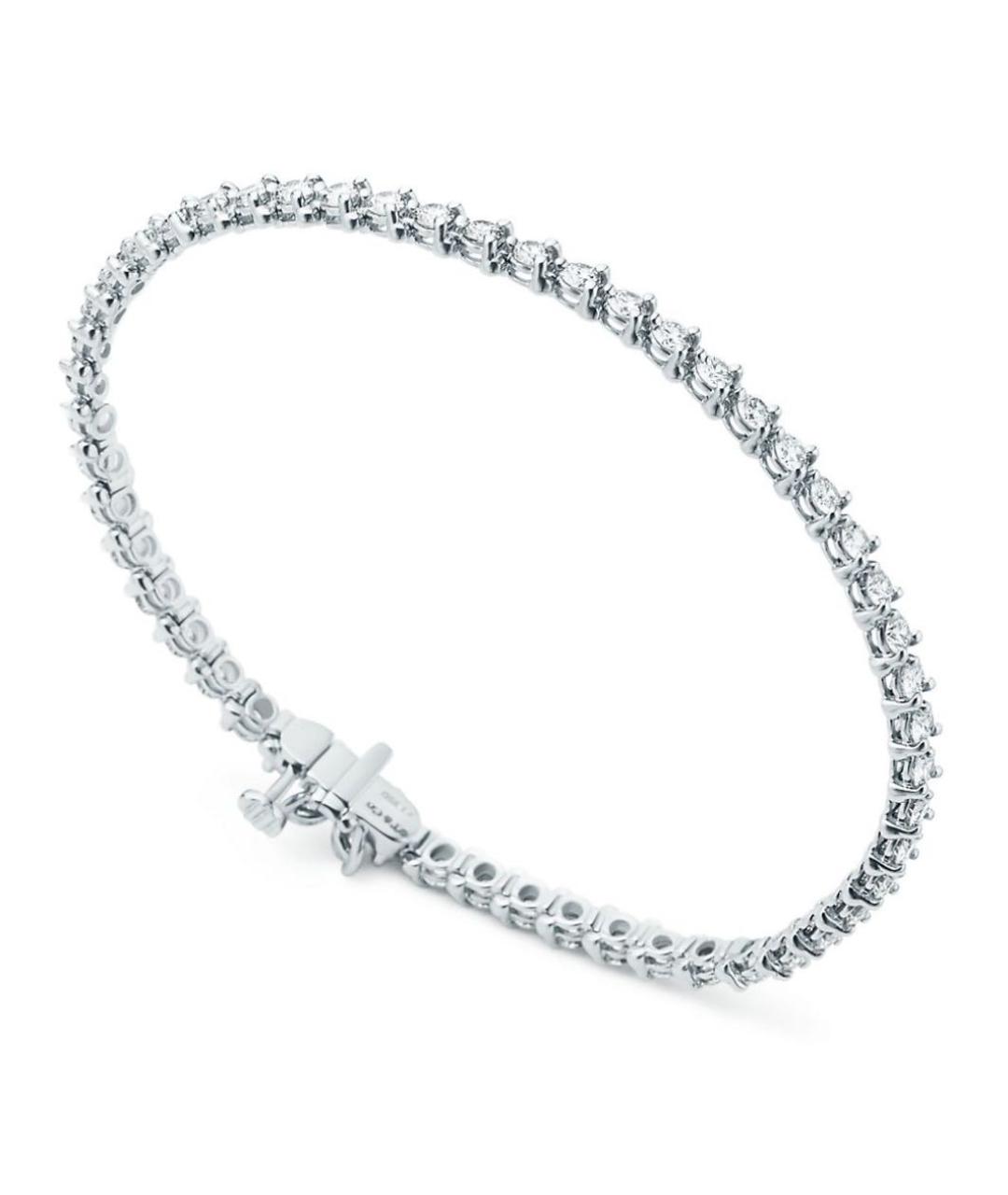 TIFFANY&CO Серебрянный платиновый браслет, фото 3
