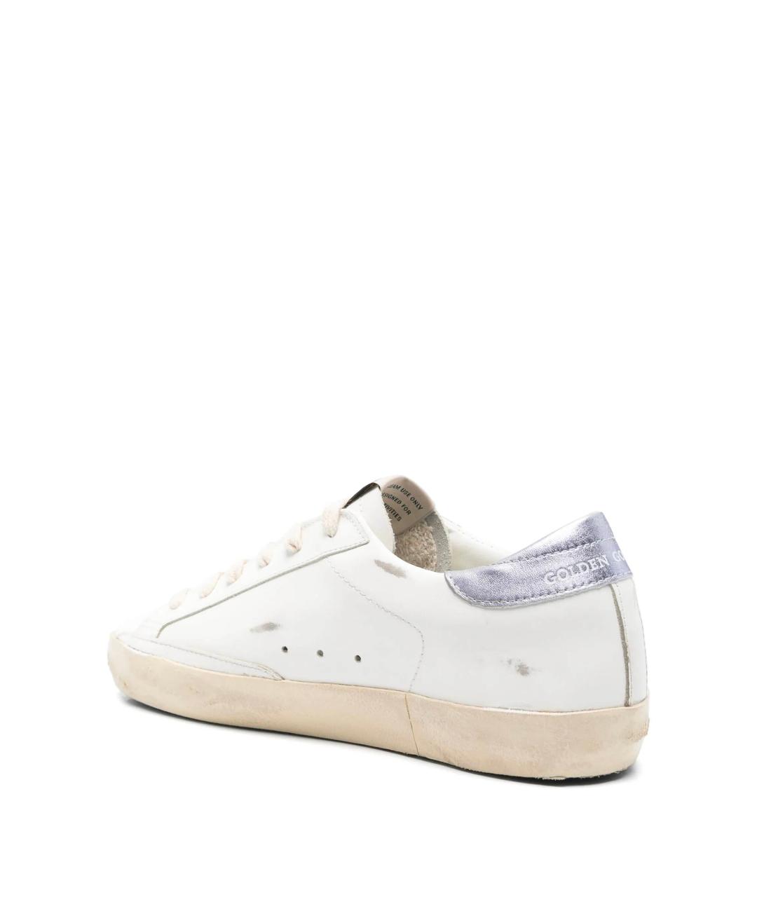 GOLDEN GOOSE DELUXE BRAND Белые кожаные кеды, фото 3