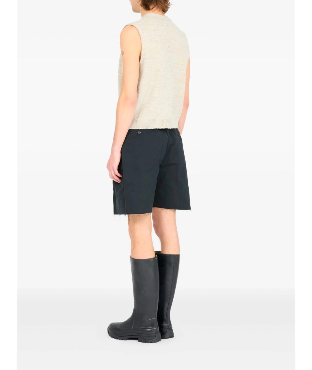 MAISON MARGIELA Бежевая шерстяная жилетка, фото 4