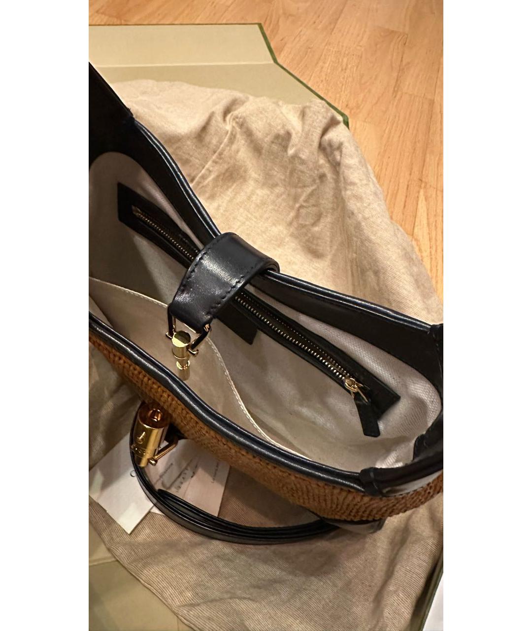 GUCCI Пелетеная сумка с короткими ручками, фото 5