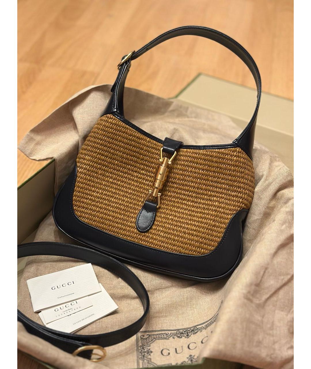 GUCCI Пелетеная сумка с короткими ручками, фото 2