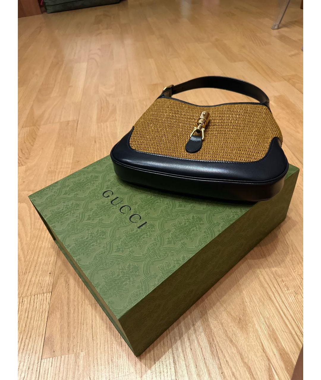 GUCCI Пелетеная сумка с короткими ручками, фото 6