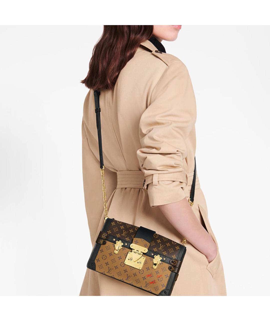 LOUIS VUITTON Коричневая сумка через плечо, фото 4