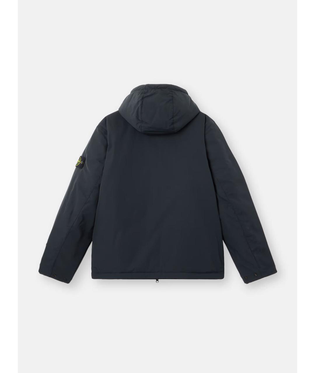 STONE ISLAND Темно-синяя куртка, фото 2
