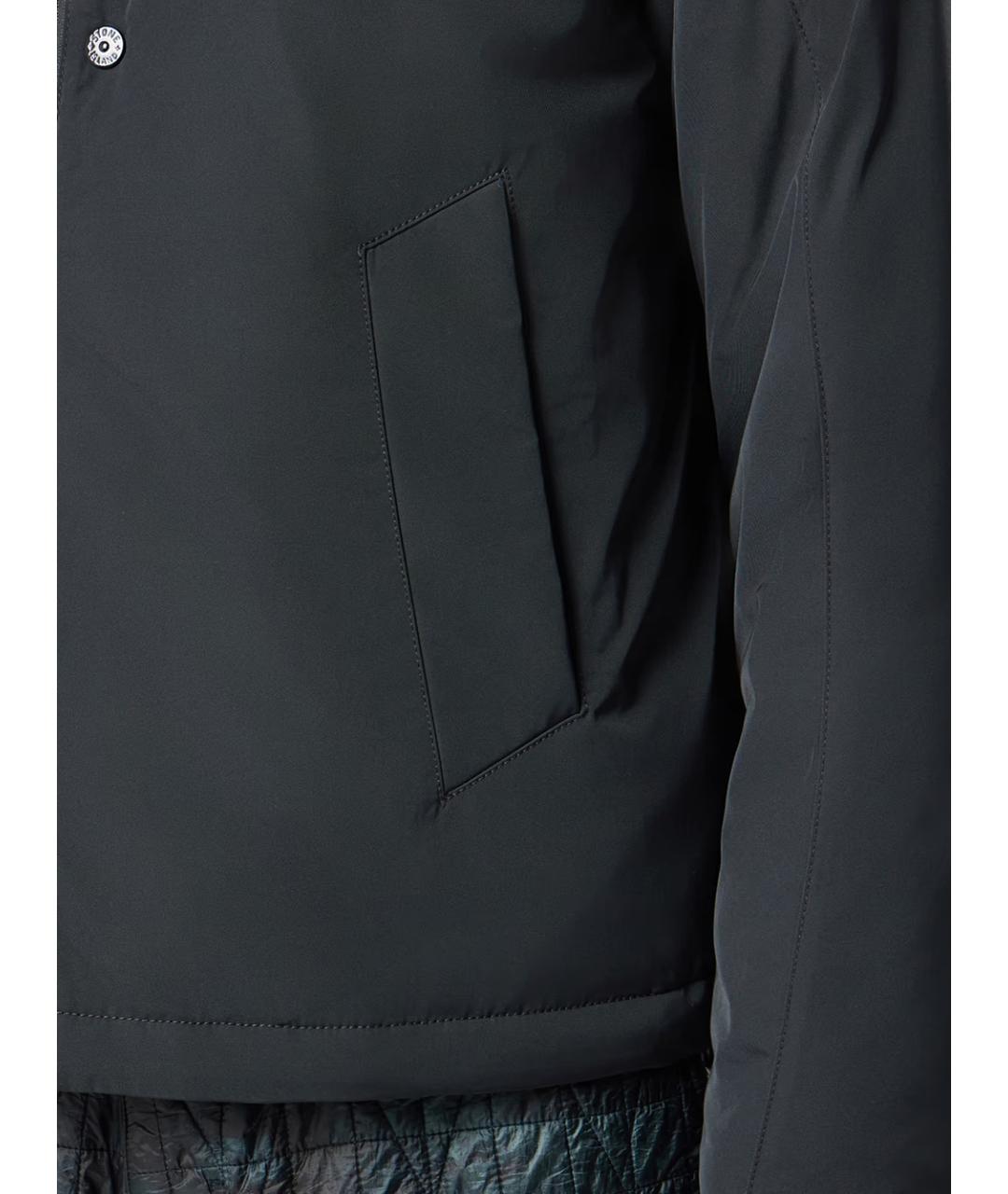 STONE ISLAND Темно-синяя куртка, фото 6