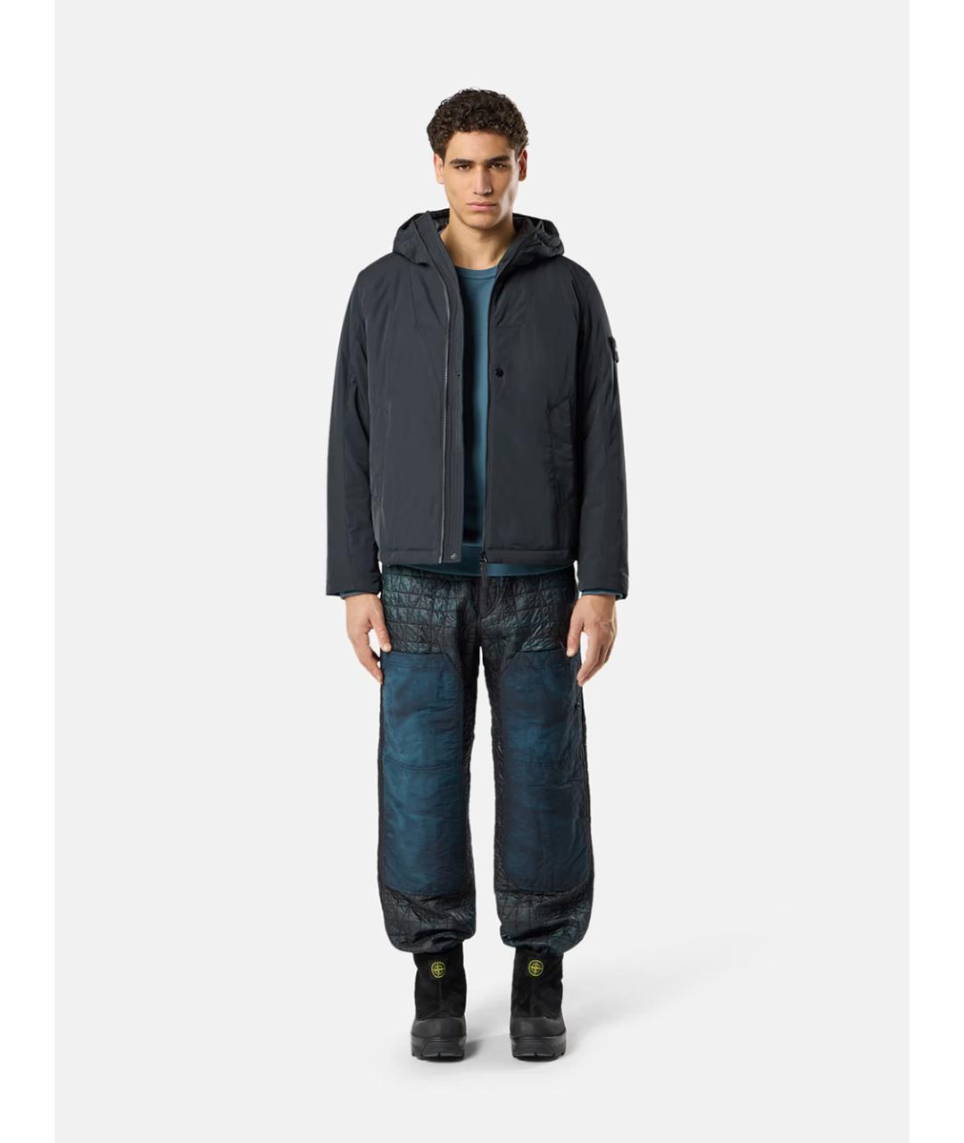STONE ISLAND Темно-синяя куртка, фото 3