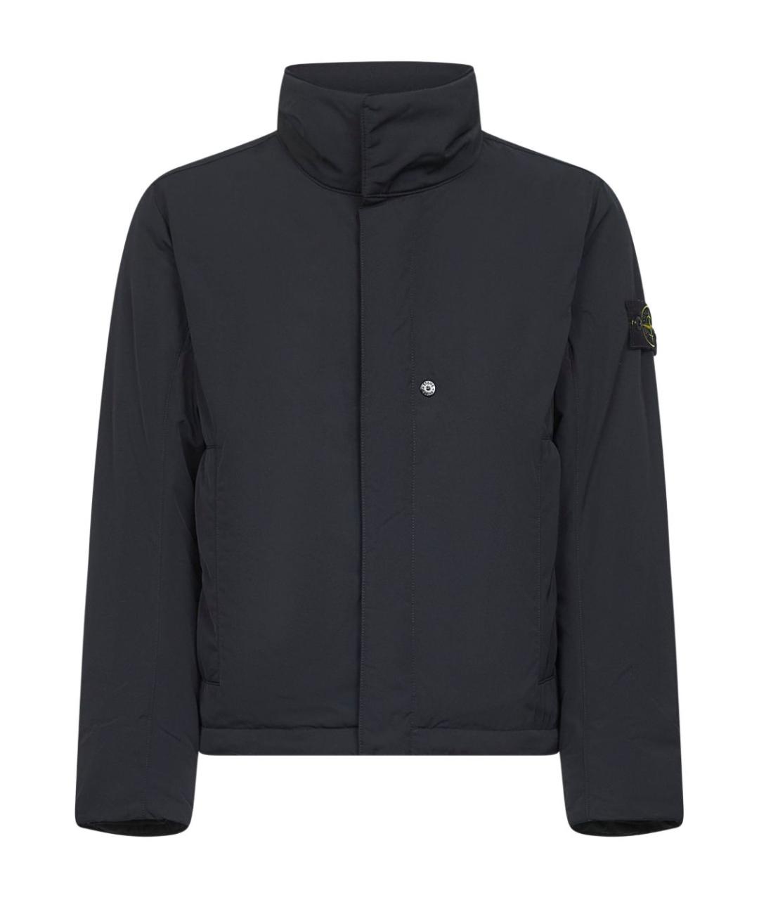 STONE ISLAND Черная полиэстеровая куртка, фото 1
