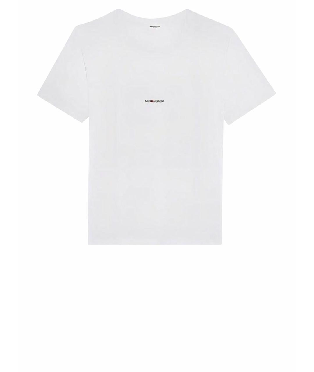 SAINT LAURENT Белая футболка, фото 1