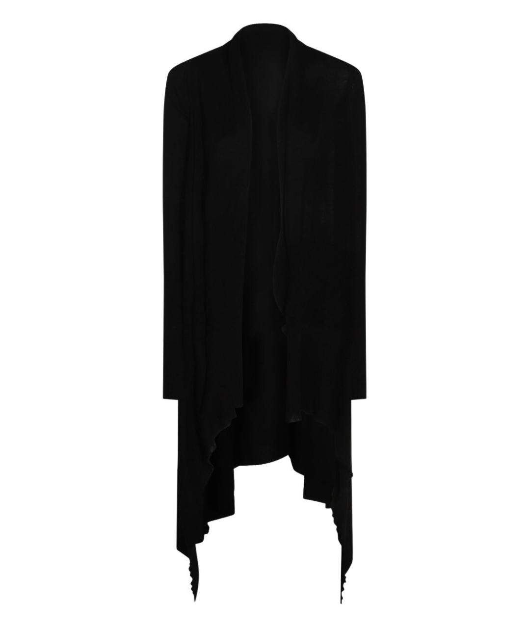 RICK OWENS Черный шерстяной кардиган, фото 1