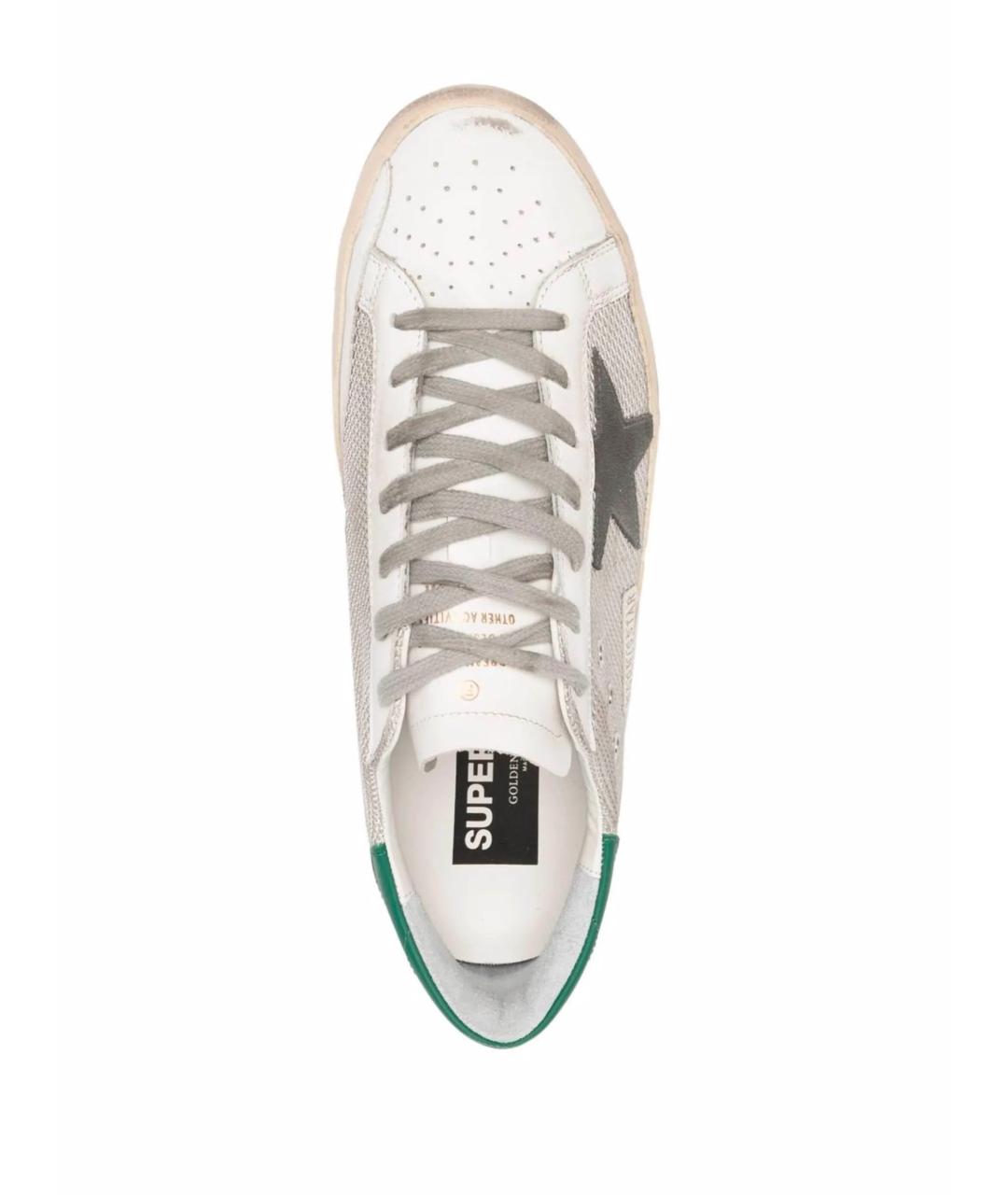 GOLDEN GOOSE DELUXE BRAND Серые синтетические низкие кроссовки / кеды, фото 3