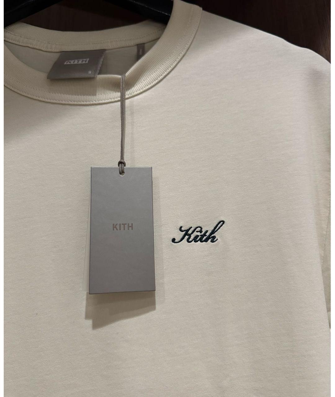 KITH Бежевая футболка, фото 3