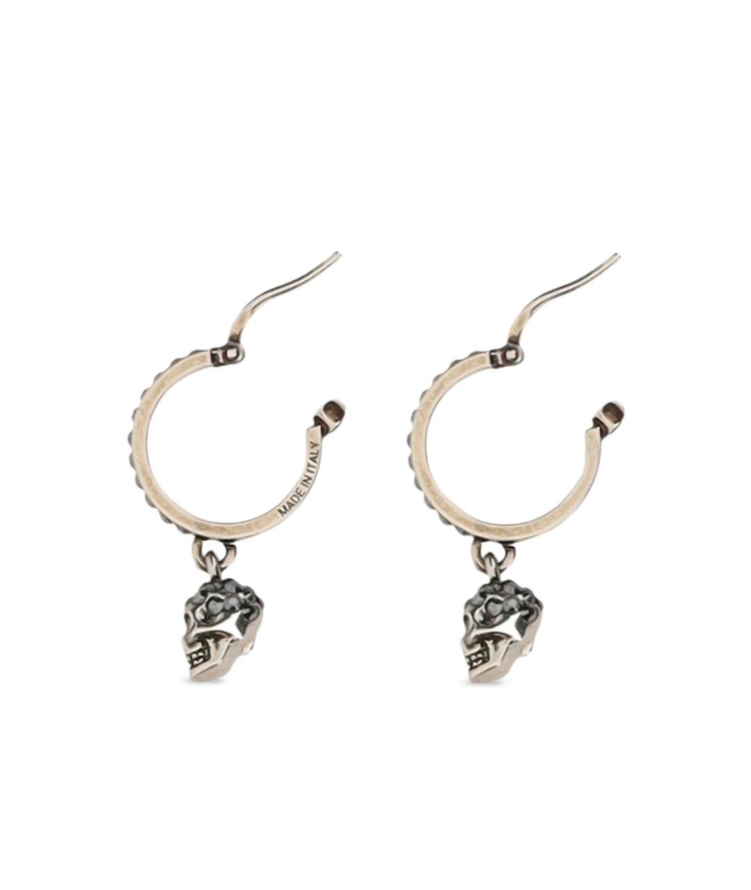 ALEXANDER MCQUEEN Серебряные металлические серьги, фото 2