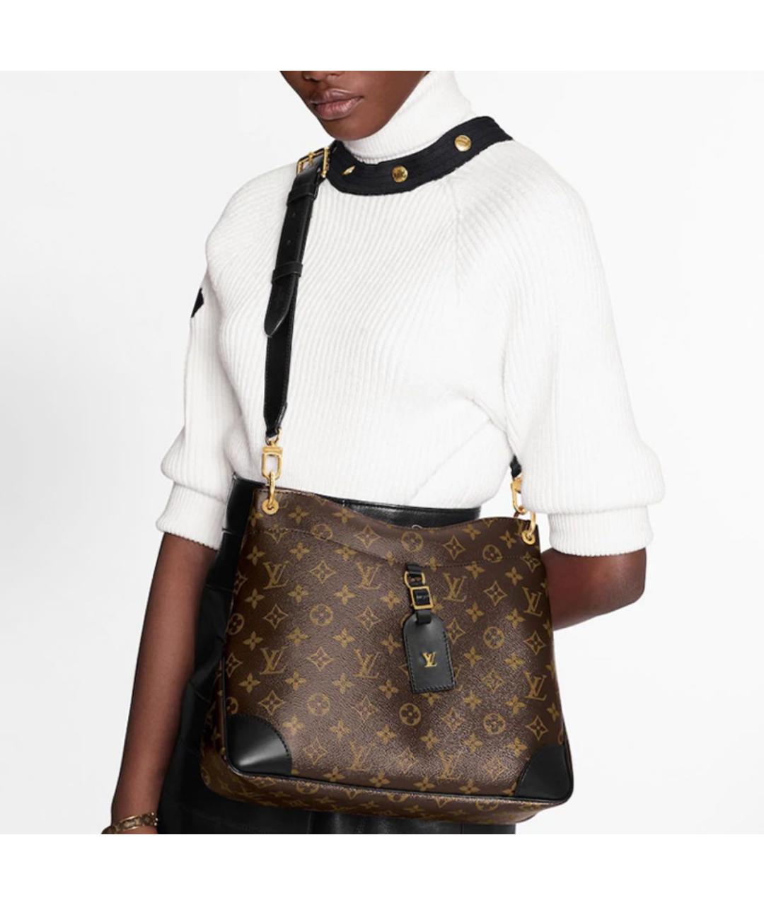 LOUIS VUITTON Коричневая сумка через плечо, фото 5