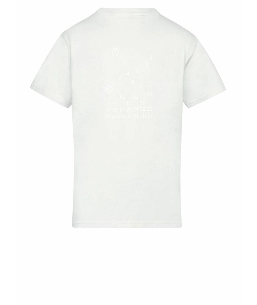 MAISON MARGIELA Белая хлопковая футболка, фото 1