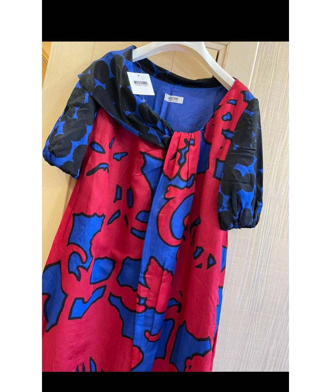 MOSCHINO Мульти хлопковое платье, фото 2