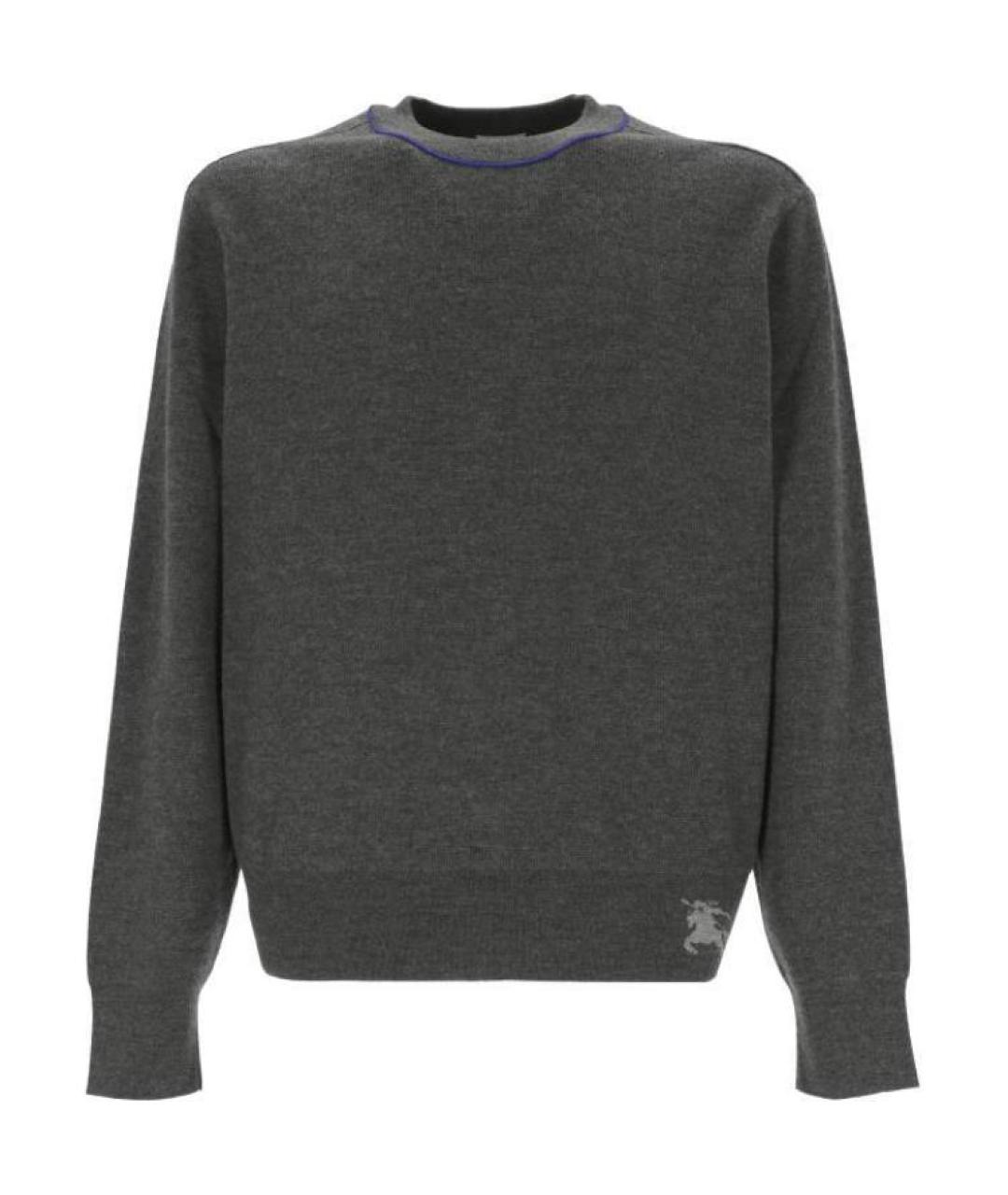 BURBERRY Серый джемпер / свитер, фото 1