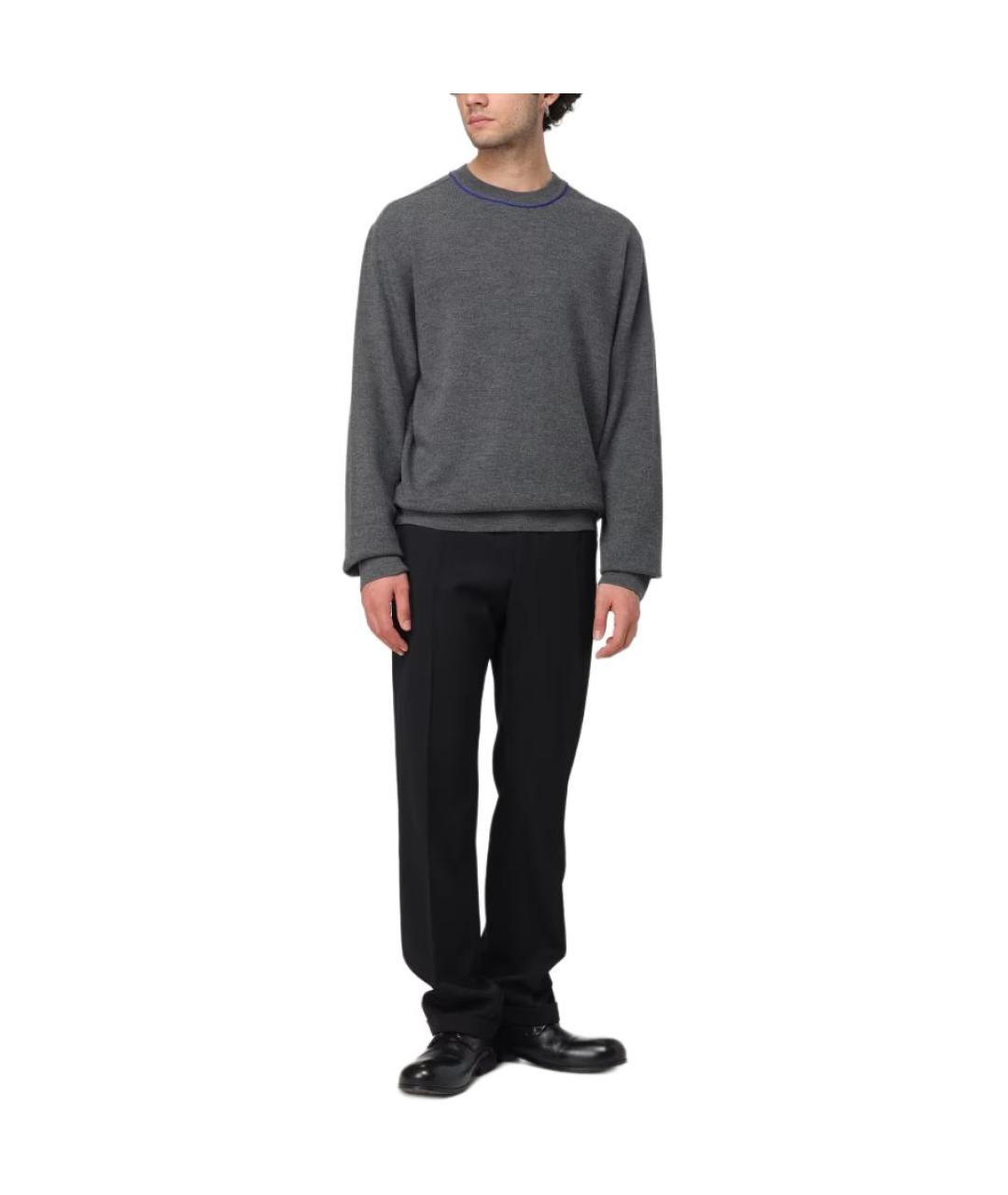 BURBERRY Серый джемпер / свитер, фото 3