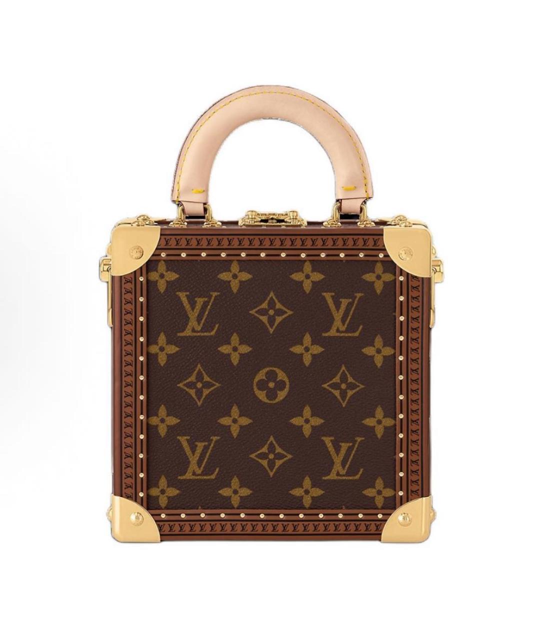 LOUIS VUITTON Коричневая сумка с короткими ручками, фото 3