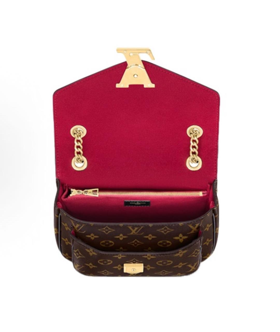 LOUIS VUITTON Коричневая сумка через плечо, фото 3