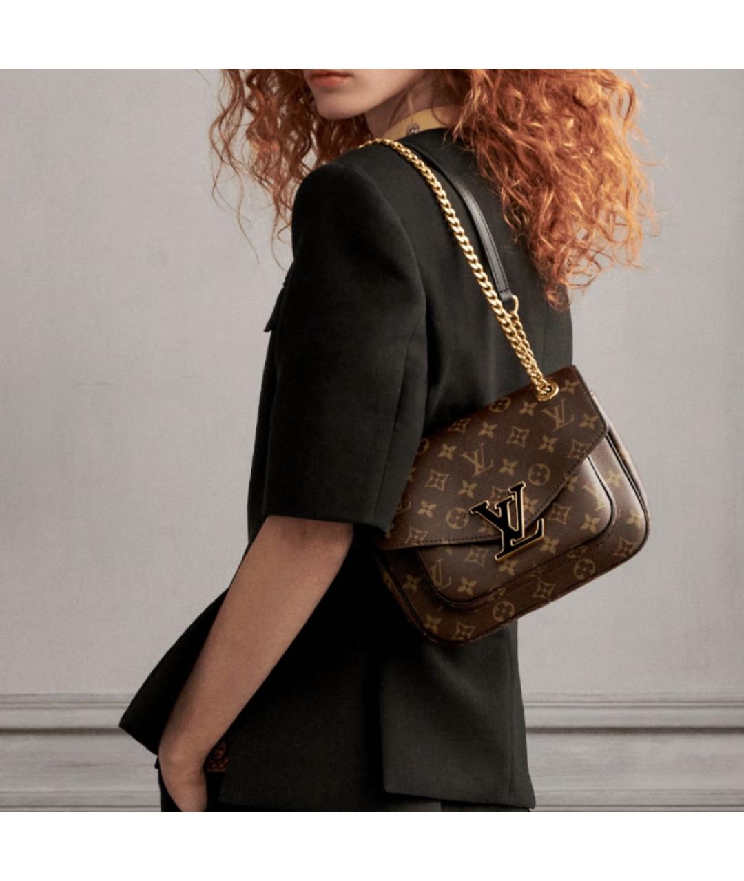 LOUIS VUITTON Коричневая сумка через плечо, фото 4