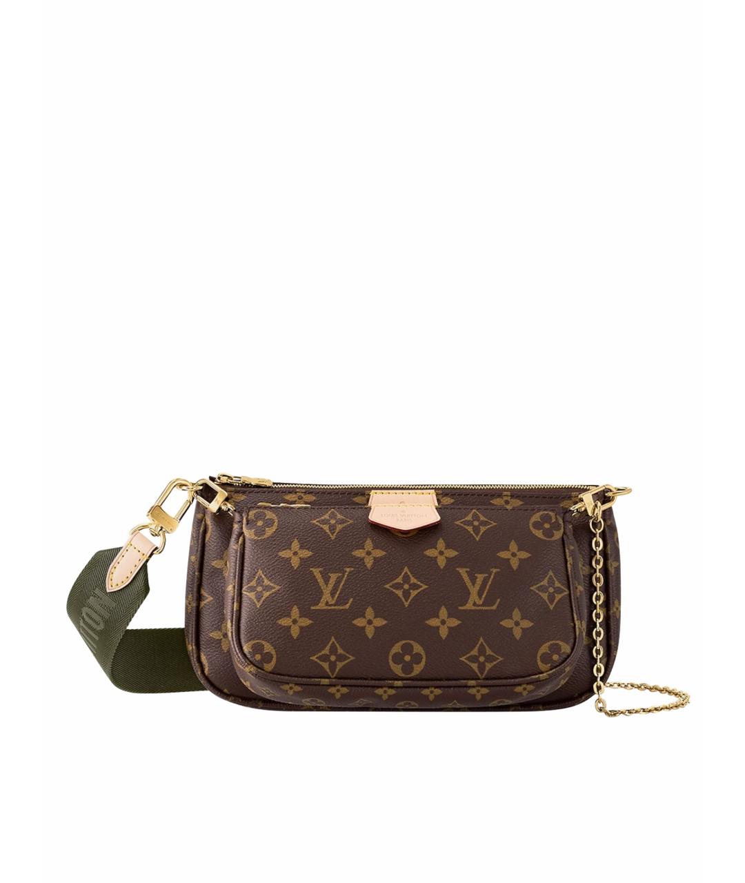 LOUIS VUITTON Коричневая сумка с короткими ручками, фото 1