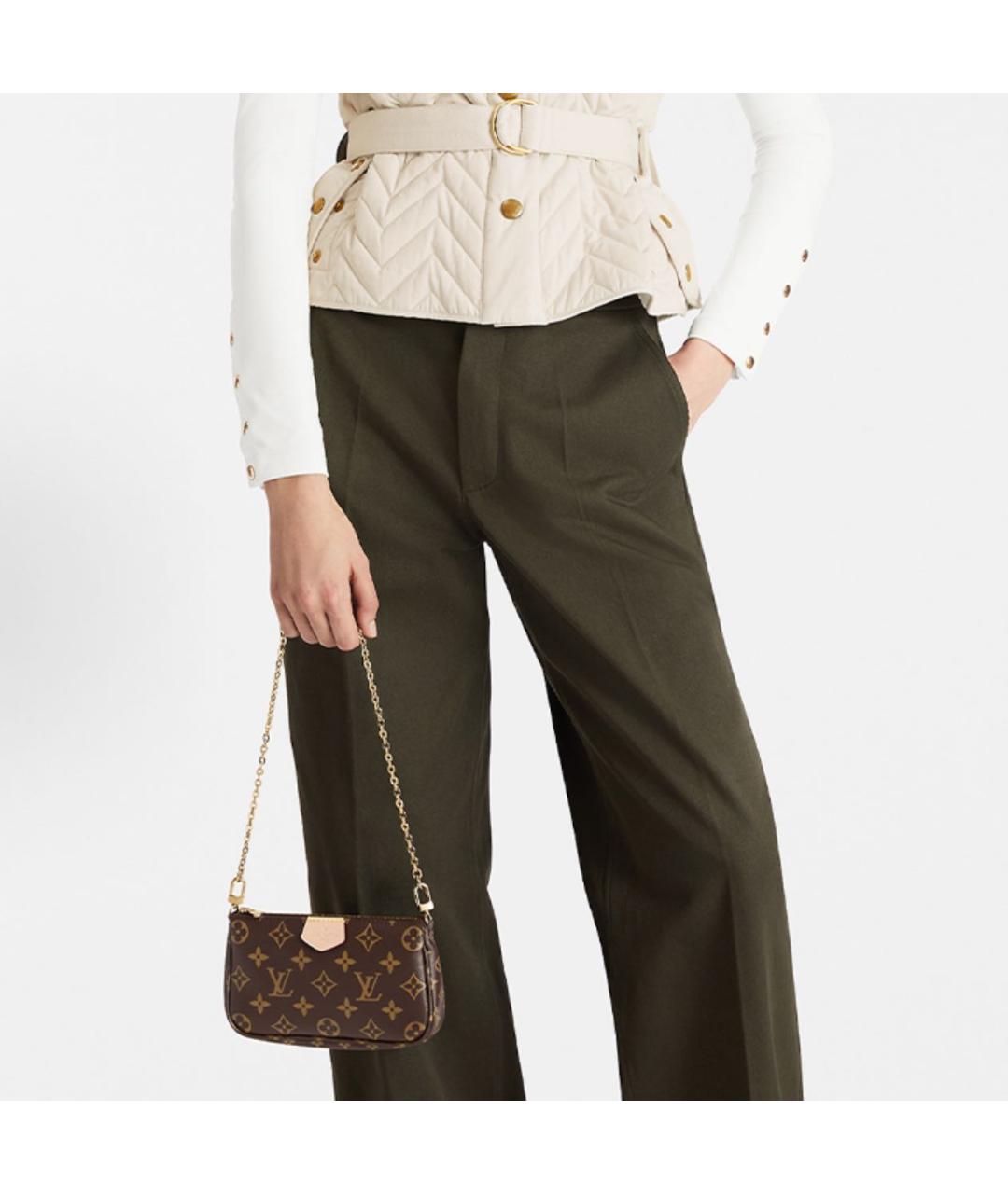 LOUIS VUITTON Коричневая сумка с короткими ручками, фото 6