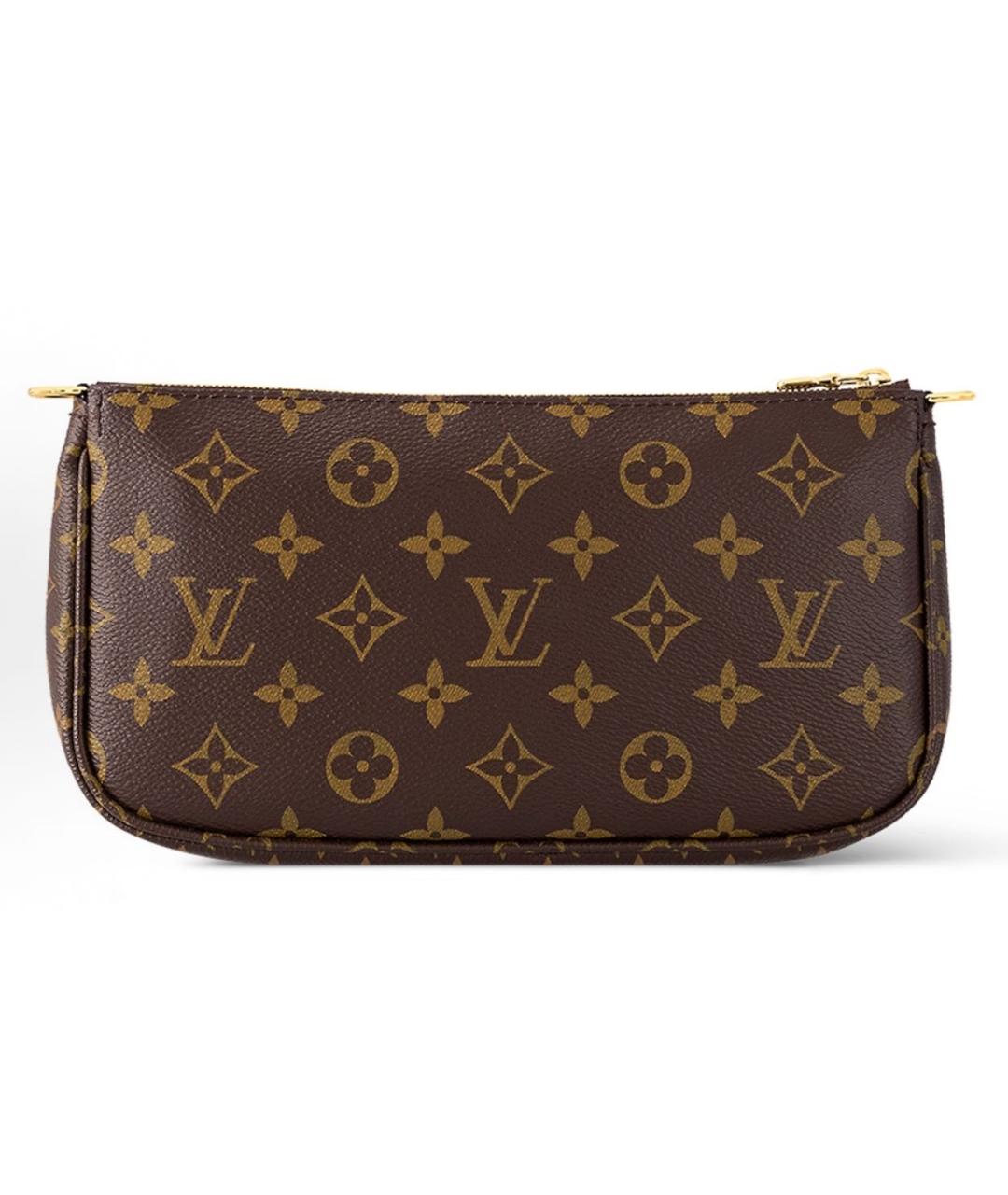 LOUIS VUITTON Коричневая сумка с короткими ручками, фото 3