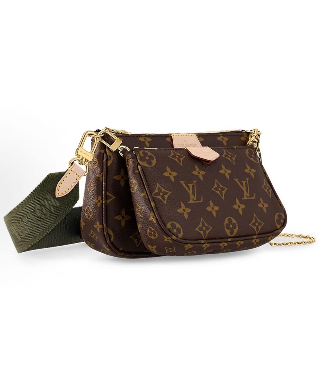 LOUIS VUITTON Коричневая сумка с короткими ручками, фото 2