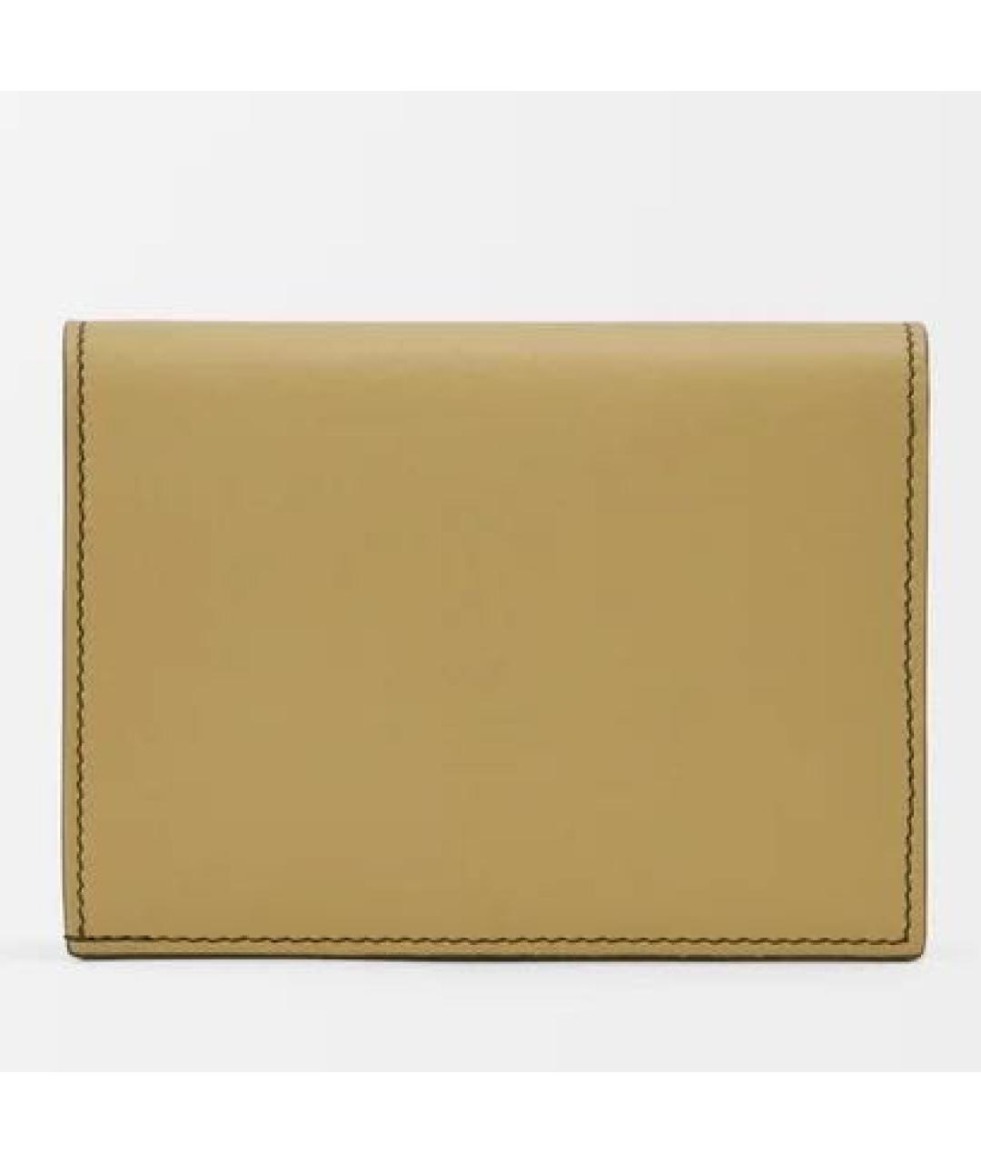 LOEWE Хаки кожаный кошелек, фото 4