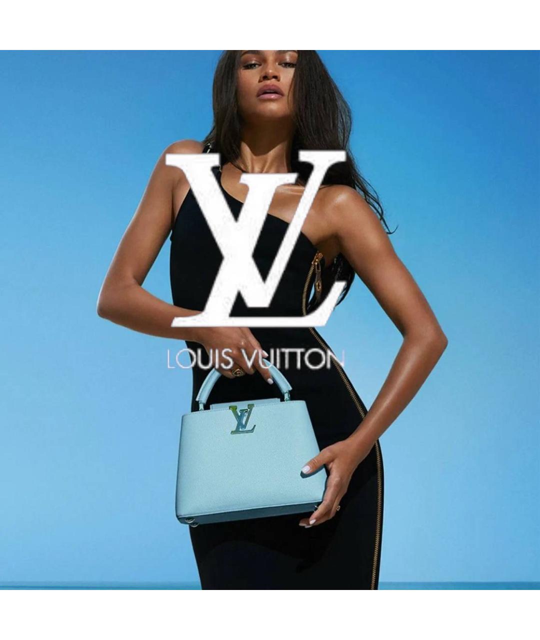 LOUIS VUITTON Белая кожаная сумка через плечо, фото 5
