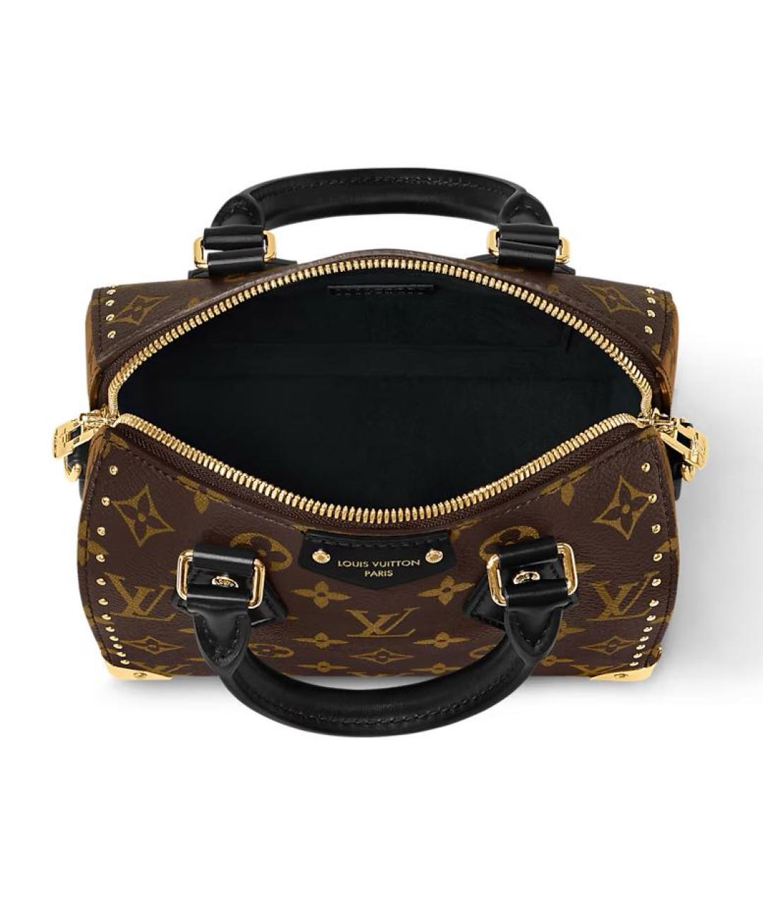 LOUIS VUITTON Коричневая сумка с короткими ручками, фото 4